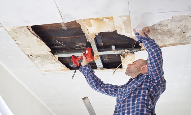 ceiling water damage