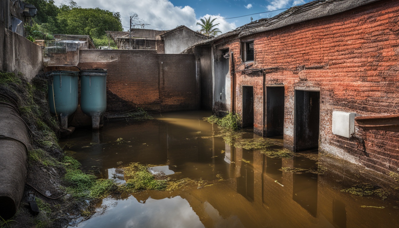 Is leaking sewage a health hazard?